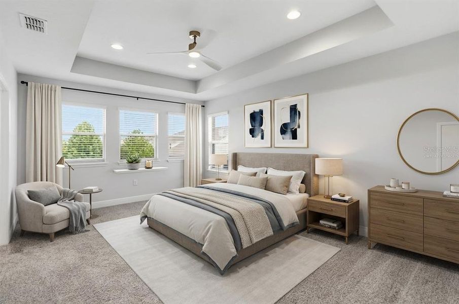 Furnished interior view inside a new home in , Winter Garden (Image 15).