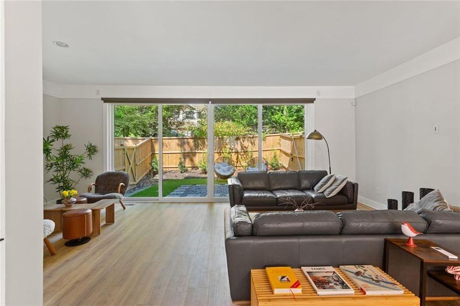 Furnished interior view inside a new home in , Atlanta (Image 10).