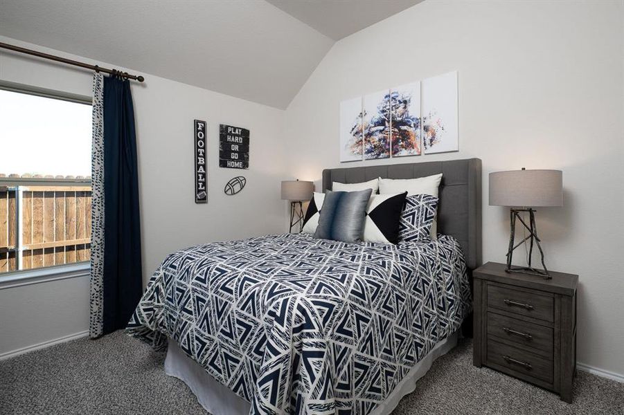 Furnished interior view inside a new home in Hulen Trails, Crowley (Image 12).