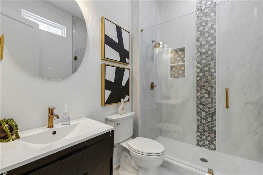 Furnished interior view inside a new home in , Atlanta (Image 5).