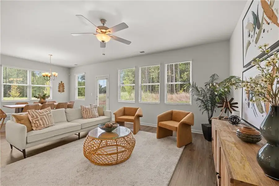 Furnished interior view inside a new home in The Retreat at Walden Park, Jonesboro (Image 15).