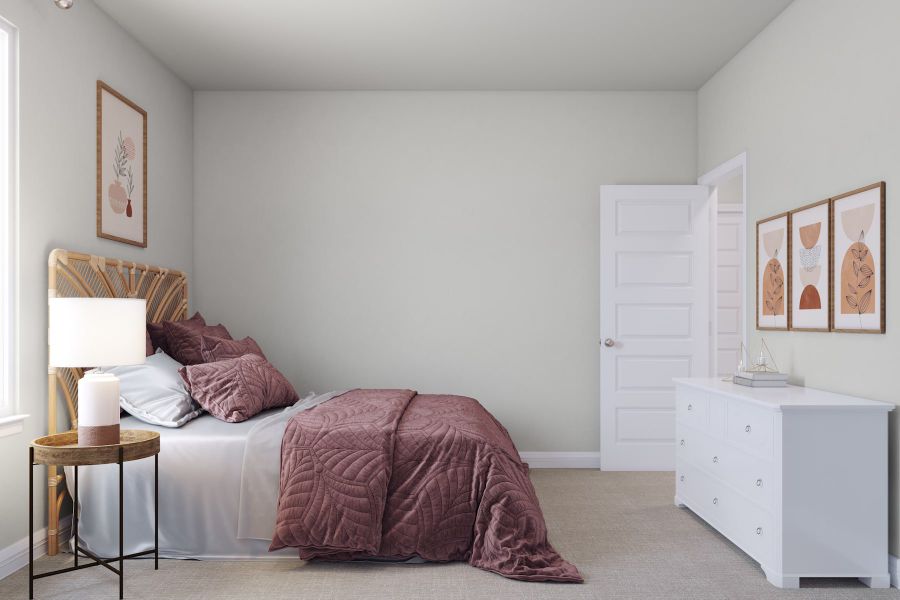 Representative furnished interior of a home built from the Longspur by Tri Pointe Homes in Oakhill Reserve, Tomball (Image 17).