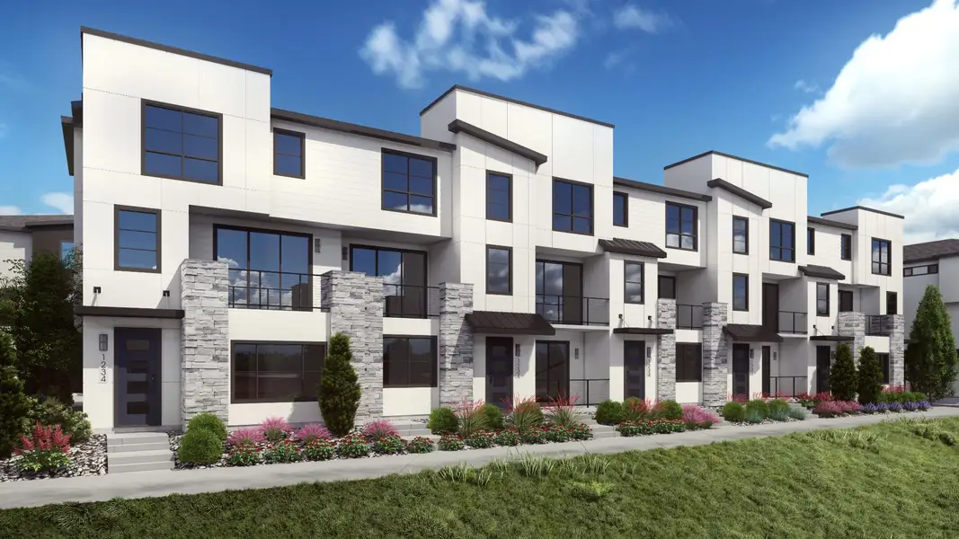 Representative exterior photo of a completed home built from the Oliver by Lokal Homes in Victory Ridge, Colorado Springs, CO (Image 2).