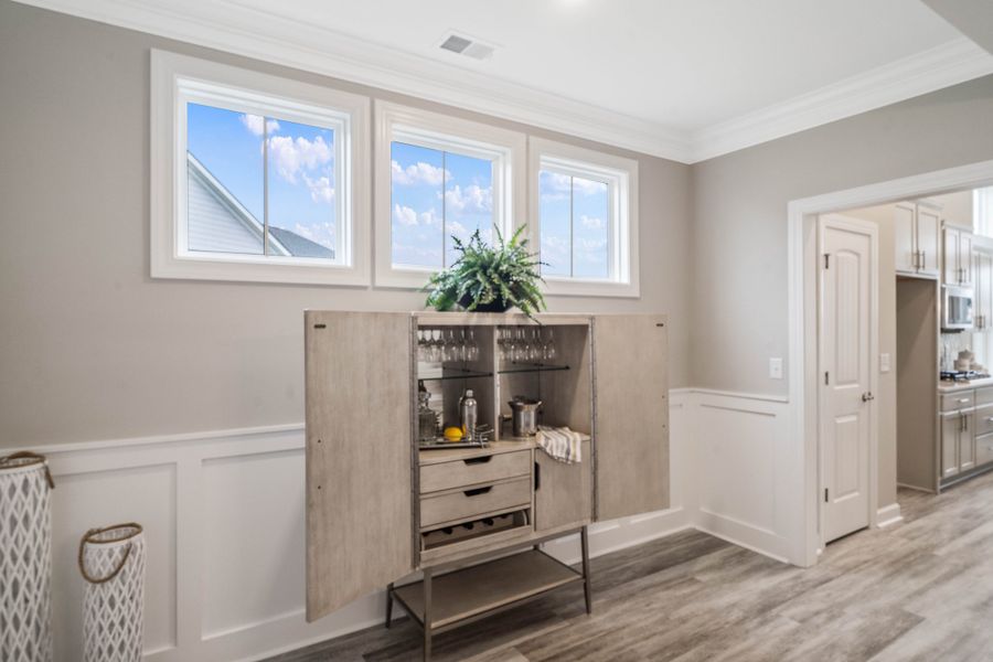 Representative furnished interior of a home built from the The Goldenrod by Chesapeake Homes in Bridgewater - Waterside Village, Little River (Image 19).