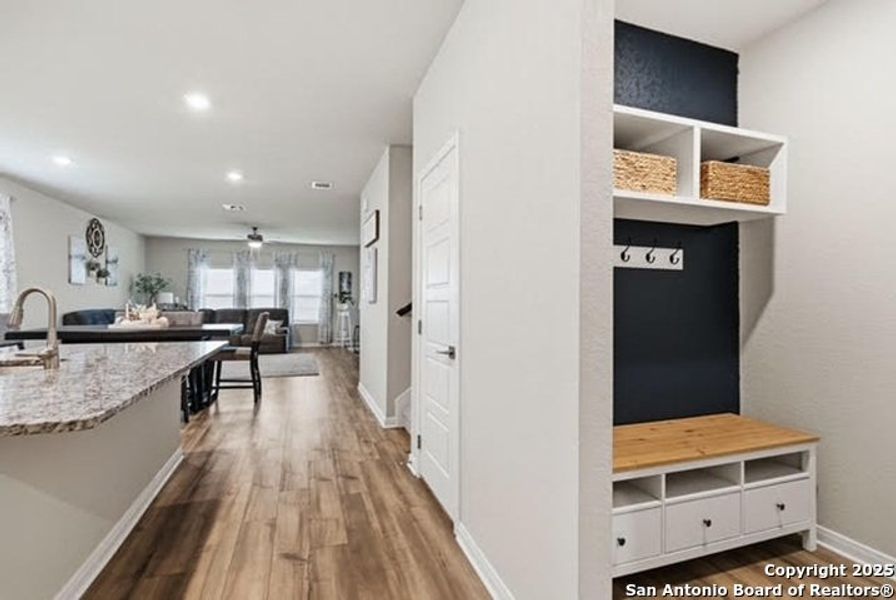 Furnished interior view inside a new home in Legendary Trails - Premier Series, Cibolo (Image 7). Furnished interior view inside a new home in Legendary Trails - Premier Series, Cibolo (Image 7).