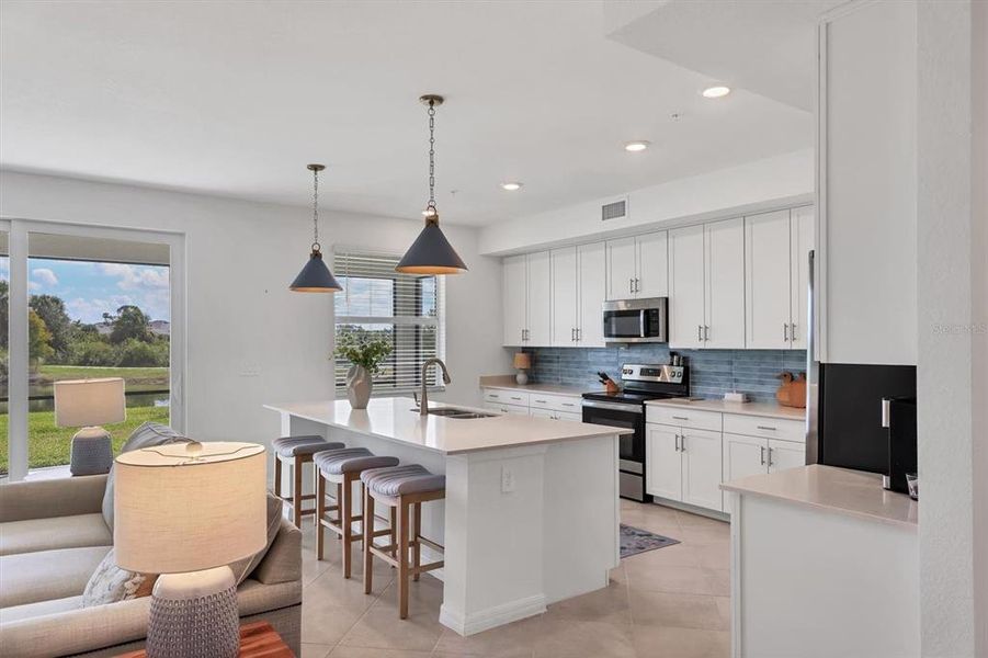 Furnished interior view inside a new home in , Venice (Image 14).