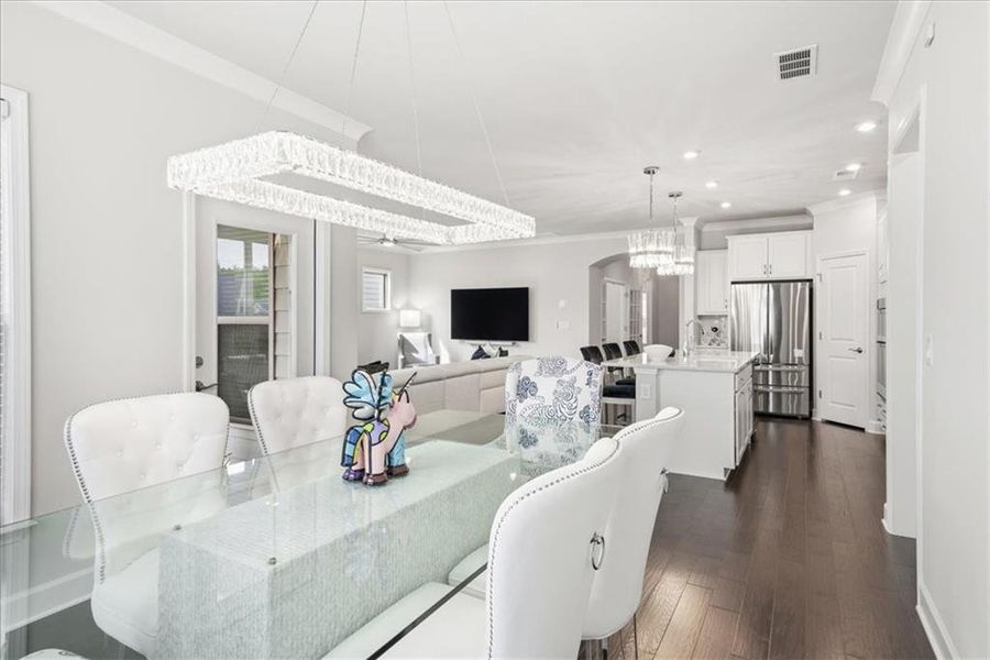 Furnished interior view inside a new home in , Hoschton (Image 14). Furnished interior view inside a new home in , Hoschton (Image 14).