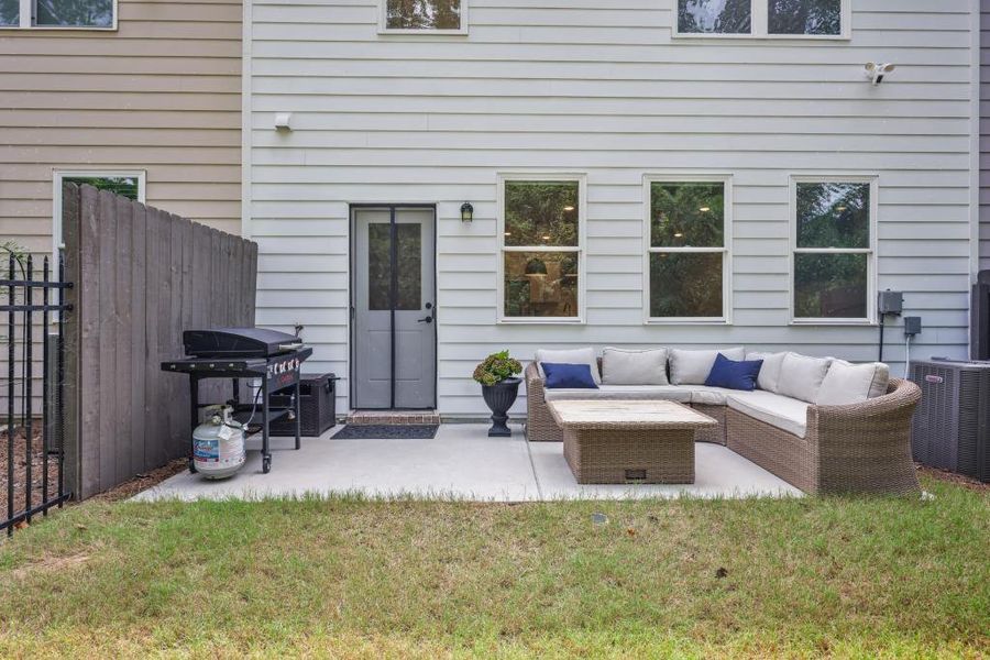 Exterior details and patio area of a home in , Kennesaw (Image 26).