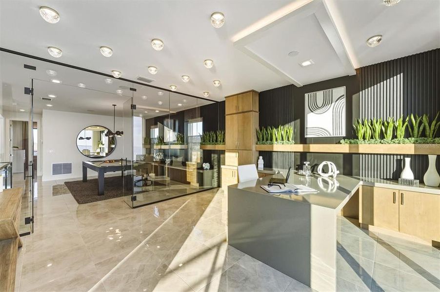 Furnished interior view inside a new home in Legends Bay, Bradenton (Image 54).