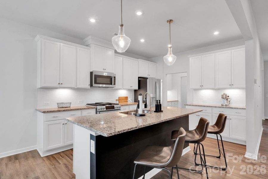 Furnished interior view inside a new home in Clairmont, Charlotte (Image 9). Furnished interior view inside a new home in Clairmont, Charlotte (Image 9).