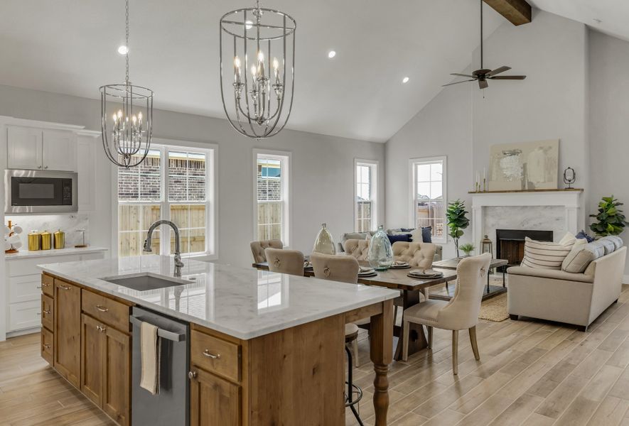 Representative furnished interior of a home built from the The Maggie by Reece Homes in Harvest Meadows, Bryan (Image 34).
