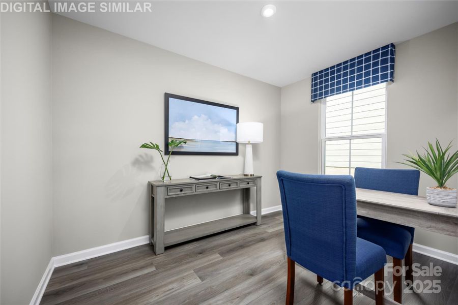 Furnished interior view inside a new home in Bozardt Farms, Charlotte (Image 9).