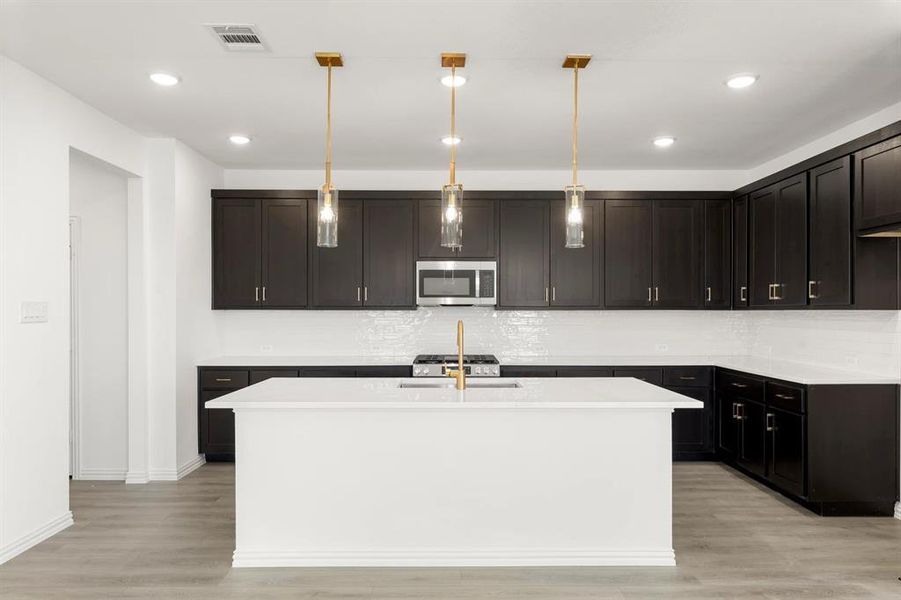 Furnished interior view inside a new home in , Forney (Image 9). Furnished interior view inside a new home in , Forney (Image 9).