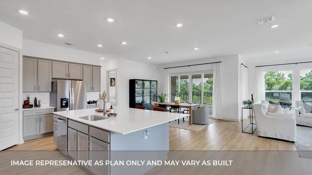 Furnished interior view inside a new home in Rosenbusch Ranch, Leander (Image 22). Furnished interior view inside a new home in Rosenbusch Ranch, Leander (Image 22).