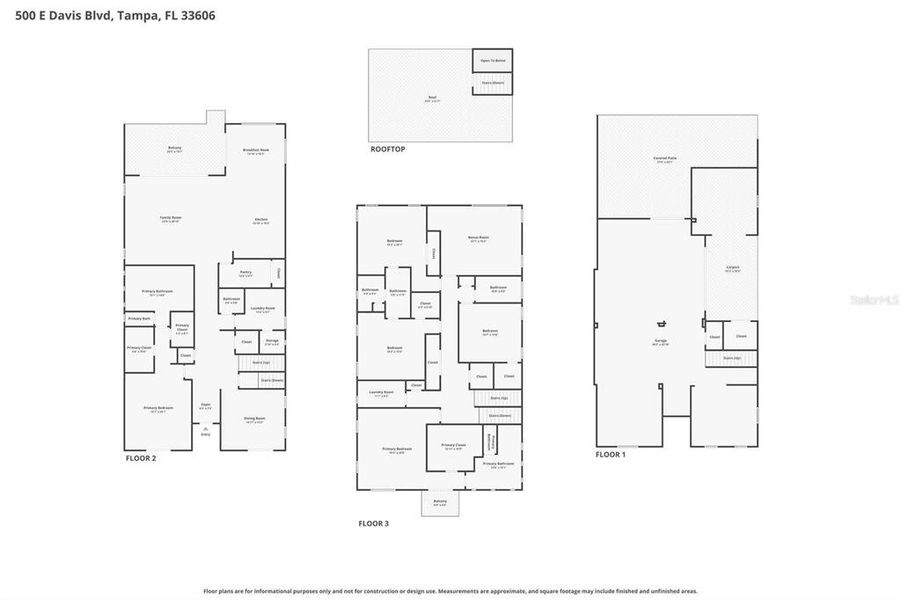 2D floor plan layout of this home in , Tampa, FL (Image 7).