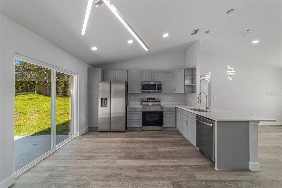Furnished interior view inside a new home in , Dunnellon (Image 8).