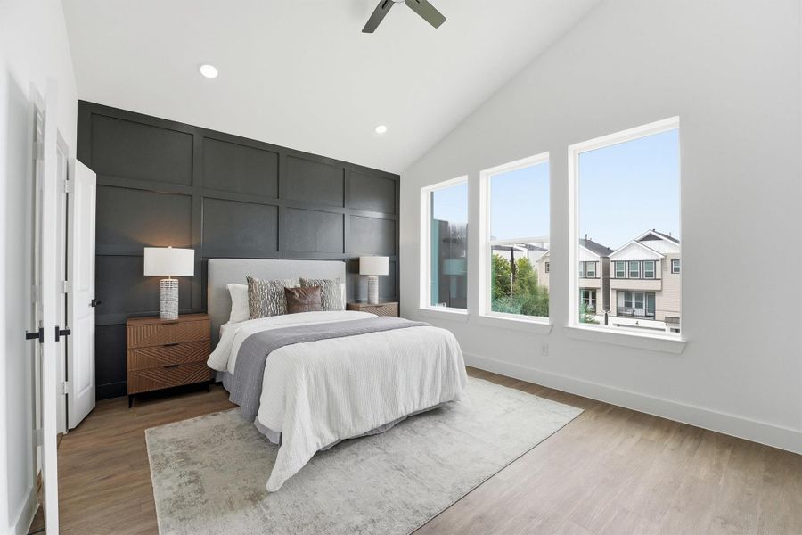 Furnished interior view inside a new home in , Houston (Image 6).