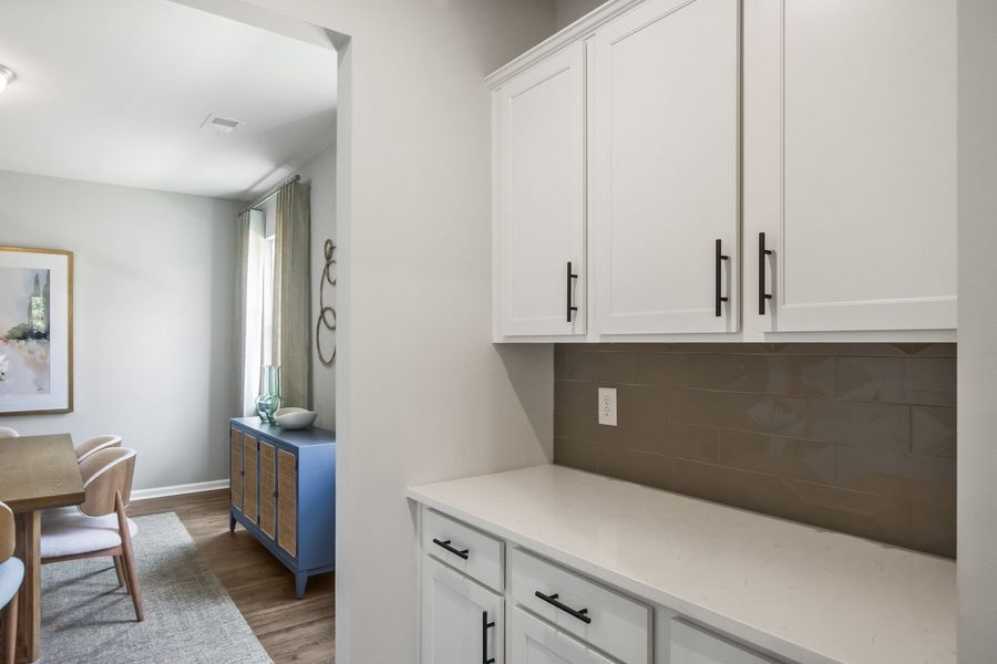 Furnished interior view inside a new home in Bridgeport Single Family Homes, Greenville (Image 10).