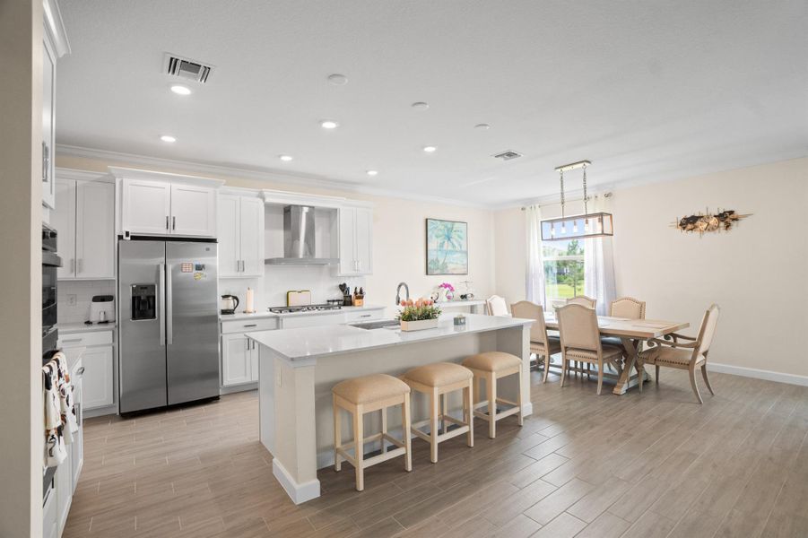 Furnished interior view inside a new home in , Loxahatchee (Image 22).
