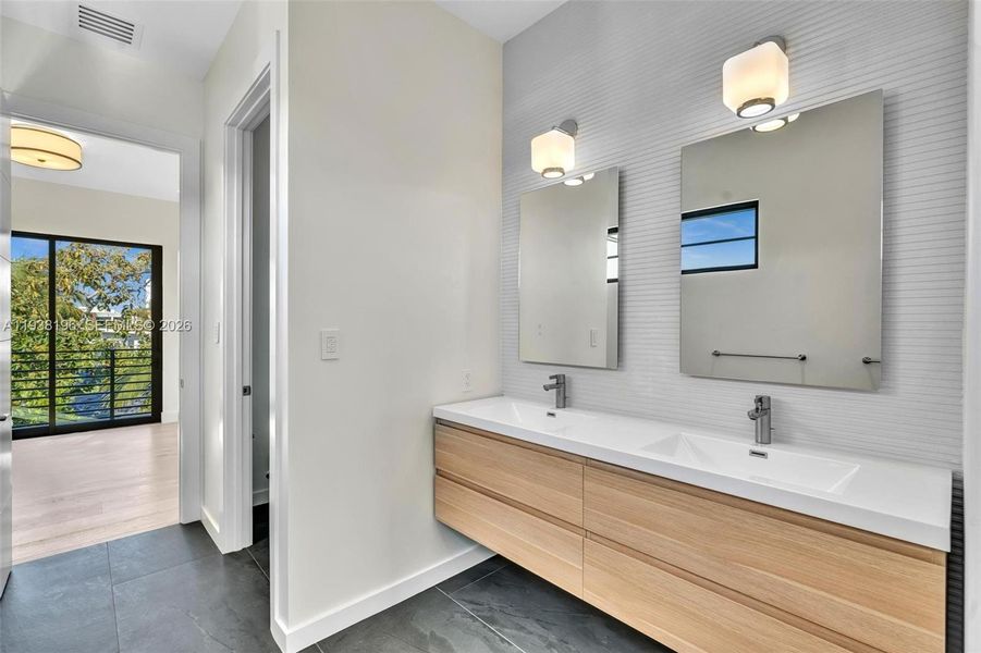 Furnished interior view inside a new home in , Surfside (Image 34).