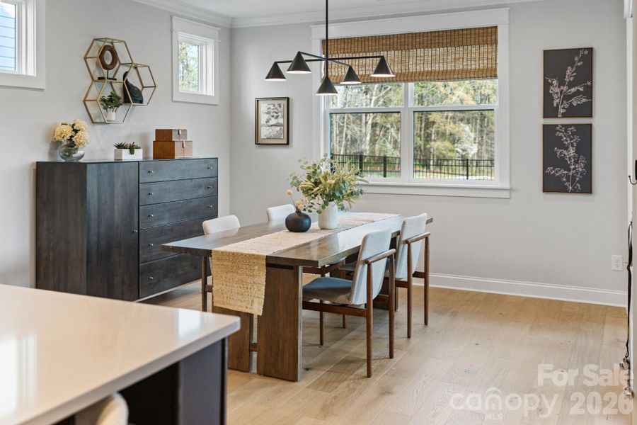 Furnished interior view inside a new home in Amara Chase, Huntersville (Image 18).