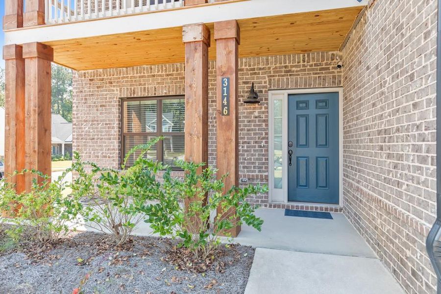 Front exterior of a new home in , Powder Springs, GA, highlighting curb appeal (Image 2).