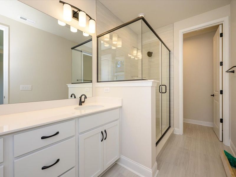 Furnished interior view inside a new home in Archer Row, Charlotte (Image 11).