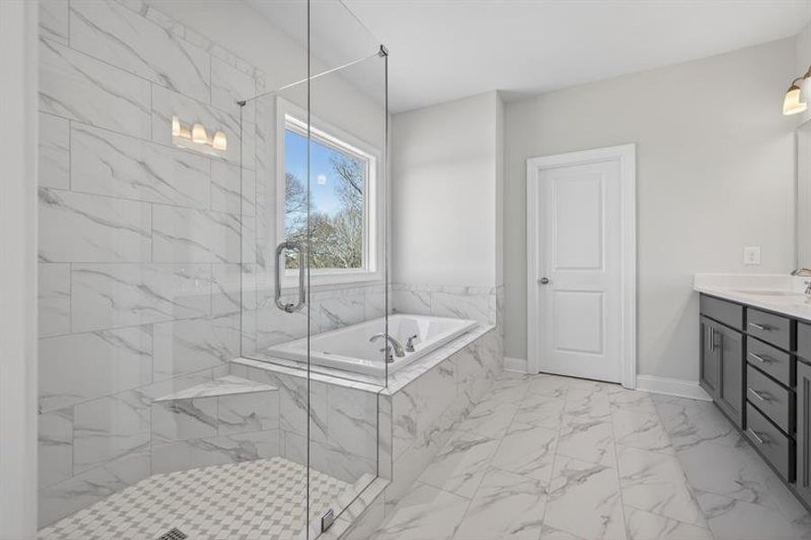 Furnished interior view inside a new home in Hemingway, Flowery Branch (Image 9).