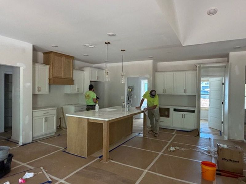 In-progress construction of a new home in WOODMONT RESERVE, Roopville, GA (Image 7).
