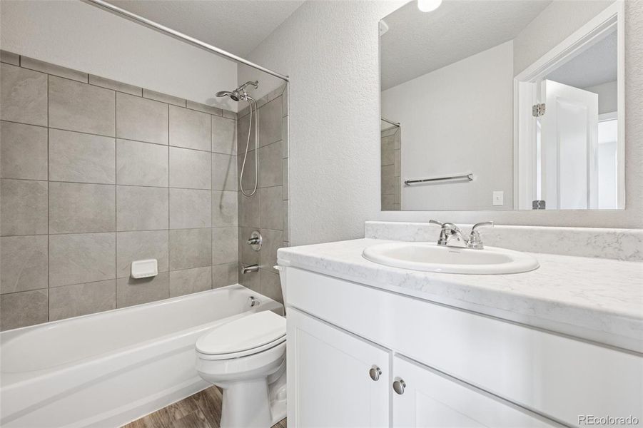 Furnished interior view inside a new home in , Peyton (Image 4).