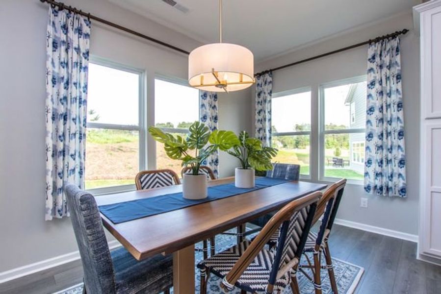 Representative furnished interior of a home built from the Brodrick by True Homes in Heritage Hall, Statesville (Image 12).