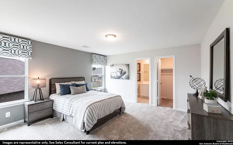 Furnished interior view inside a new home in Hannah Heights, Seguin (Image 10).