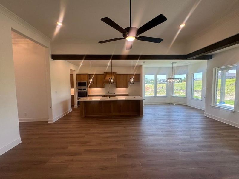 Spacious, unfurnished interior of a new home in Creekview Addition, Van Alstyne (Image 12). Spacious, unfurnished interior of a new home in Creekview Addition, Van Alstyne (Image 12).