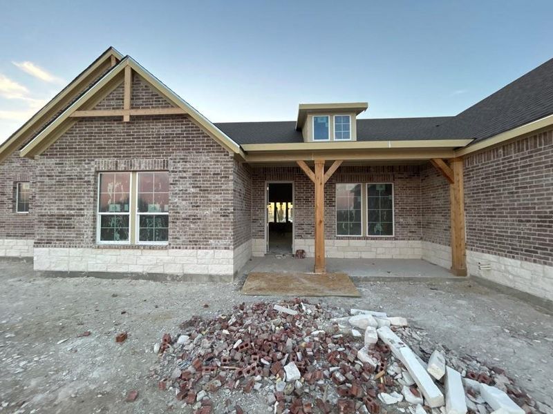 In-progress construction of a new home in Creekview Addition, Van Alstyne, TX (Image 12). In-progress construction of a new home in Creekview Addition, Van Alstyne, TX (Image 12).