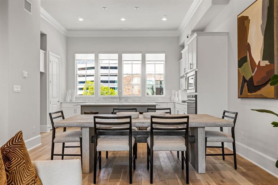 Image of model home with similar floorplan