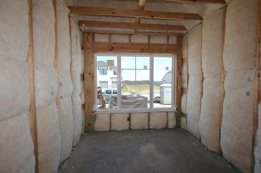 In-progress construction of a new home in Brookewater 55’ Homesites, Rosenberg, TX (Image 5).