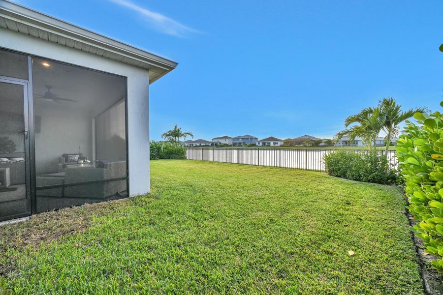 Exterior details and patio area of a home in Tradition - Cadence, Port St. Lucie (Image 29).