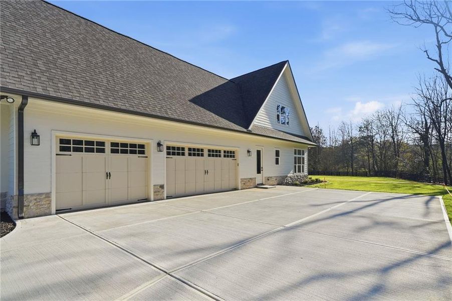 Exterior details and patio area of a home in , Canton (Image 33).