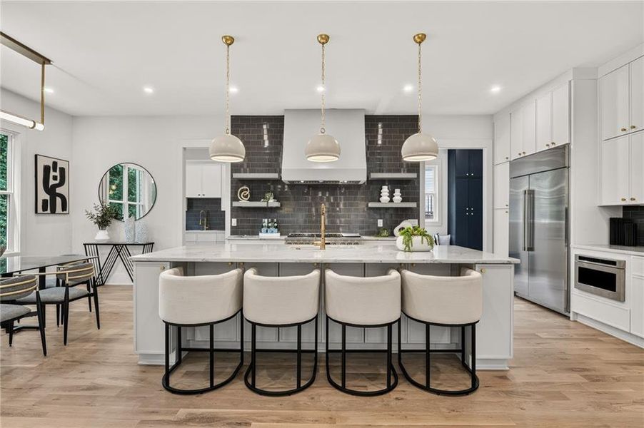 Furnished interior view inside a new home in , Atlanta (Image 46).