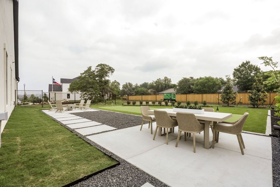 Representative exterior details of a home built from the 5001 by Risewell Homes in Freedom at Anthem, Kyle (Image 4).