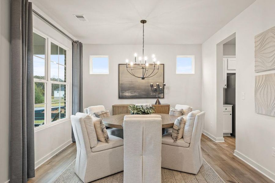 Furnished interior view inside a new home in Windsong Estates, McDonough (Image 14). Furnished interior view inside a new home in Windsong Estates, McDonough (Image 14).