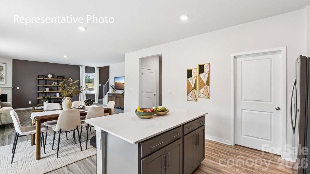 Furnished interior view inside a new home in Brandon Creek, Gastonia (Image 26).