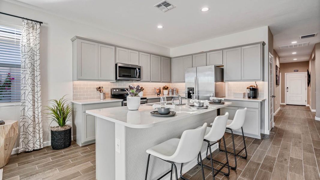 Furnished interior view inside a new home in Desert Moon Estates, Buckeye (Image 7).