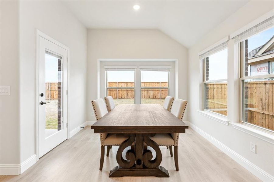 Furnished interior view inside a new home in ArrowBrooke, Aubrey (Image 11).