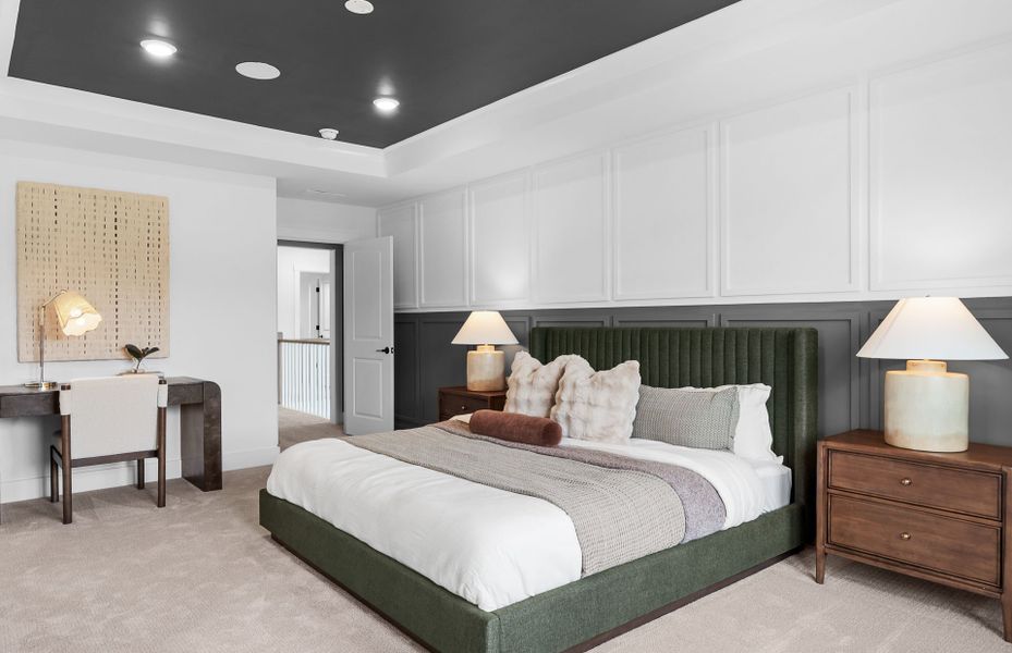 Representative furnished interior of a home built from the Newlyn by Pulte Homes in Amherst, McDonough (Image 16).