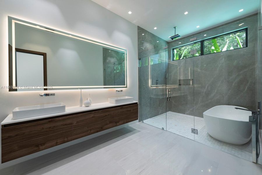 Furnished interior view inside a new home in , Miami Shores (Image 12).