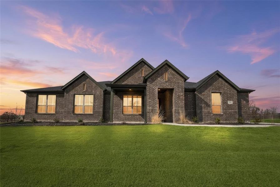 Front exterior of a new home in , Boyd, TX, highlighting curb appeal (Image 25).