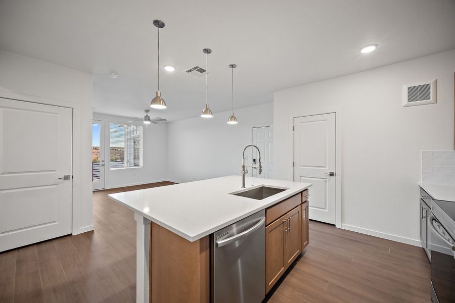 Furnished interior view inside a new home in The Residences at Victory Ridge, Colorado Springs (Image 8).