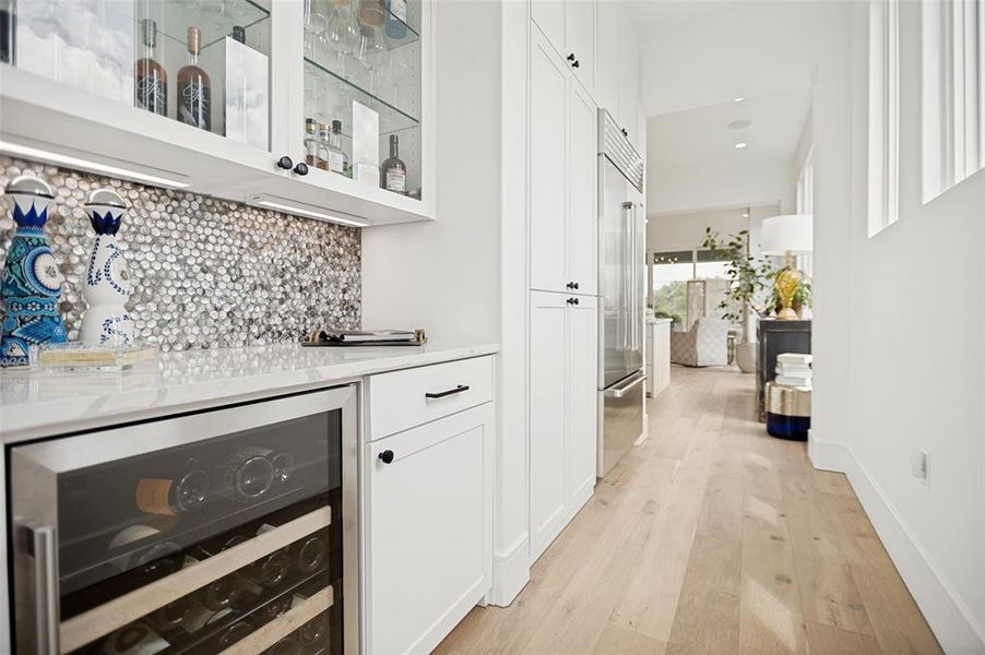 Furnished interior view inside a new home in The Residences, Irving (Image 25).
