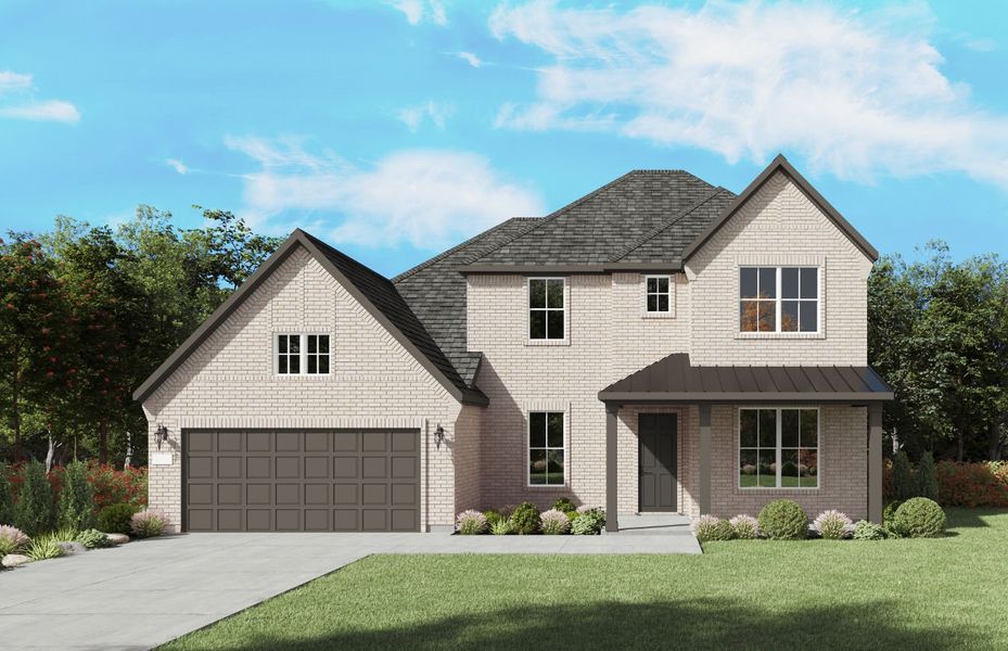 Representative exterior photo of a completed home built from the Lindale by Pulte Homes in Mission Hills, Garland, TX (Image 23).